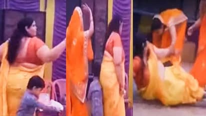 স্থূলকায় মহিলার নিচে চাপা পড়ে গেল ছোট্ট শিশু, দুজনকে টেনে তুলতে গিয়ে হেসেই খুন বিয়েবাড়ির অতিথিরা 