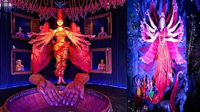 মা কেন ‘অশুচি’? লালবাগান সার্বজনীনে এবছর একেবারে ভিন্ন রূপে দুর্গার উপাখ্যান