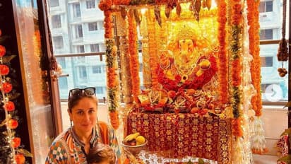 ಕರೀನಾ ಕಪೂರ್ ಖಾನ್ ಮನೆಯಲ್ಲಿ ಗಣೇಶ ಸಂಭ್ರಮ: ಮೋದಕ ಮೇಲೆಯೇ ಪುತ್ರನ ಕಣ್ಣು