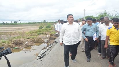 ಆಫೀಸ್ ನಲ್ಲಿ ಕೂತು ಸಮೀಕ್ಷೆ ಮಾಡೋದಲ್ಲ: ಅಧಿಕಾರಿಗಳಿಗೆ ಸಚಿವ ಸಿಸಿ ಪಾಟೀಲ್ ಕ್ಲಾಸ್