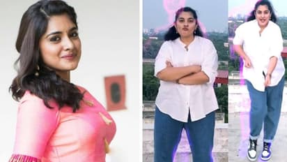 கமல், ரஜினியின் ரீல் மகளா இது... இப்படி குண்டாகிட்டாங்களே..! நிவேதா தாமஸ் வீடியோ பார்த்து ஷாக் ஆன ரசிகர்கள்