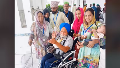 75-year-old wait ends: How Amarjit Singh, separated at Partition, reunited with Pakistani sister in Kartarpur