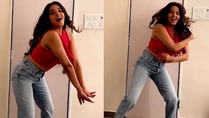 मोनालिसा ने 'ब्रह्मास्त्र' के गाने 'डांस का भूत' में दिखाए हॉट मूव्स, रणबीर कपूर, आलिया भट्ट की कॉपी