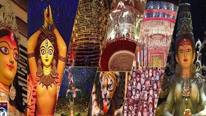 ‘ভালোবাসার রং, নাকি নারীসত্ত্বার যতিচিহ্ন’, বেলেঘাটা সন্ধানী ক্লাবের দুর্গাপুজোয় এবছরের থিম সিঁদুর