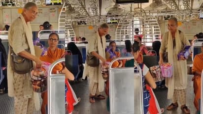 চকোলেট নেবে গো চকোলেট, মুম্বই লোকালে ফেরিওয়ালা বৃদ্ধার ভিডিওতে আবেগ হারাল নেটদুনিয়া