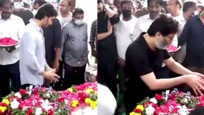 RIP Krishnam Raju: కృష్ణంరాజు పార్థివదేహానికి మహేష్ బాబు, త్రివిక్రమ్ నివాళులు!