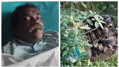 ഇടുക്കിയില്‍ കെഎസ്ആര്‍ടിസി ബസ് താഴ്‍ച്ചയിലേക്ക് മറിഞ്ഞു, ഒരു മരണം, ബസിലുണ്ടായിരുന്നത് അറുപതോളം യാത്രക്കാര്‍