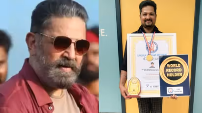 ஒன்னில்ல... ரெண்டில்ல... மொத்தம் 50 முறை! விக்ரம் படத்தை ரிப்பீட் மோடில் பார்த்து சாதனை படைத்த கமல் ரசிகர்