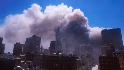 വേള്ഡ് ട്രേഡ് സെന്റര് ഭീകരാക്രമണം ബഹിരാകാശത്തുനിന്നും കാണുമ്പോള്!