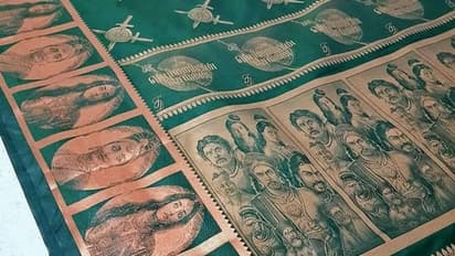 பெண்களை கவரும் வண்ணங்களில் விற்பனைக்கு வந்த 'பொன்னியின் செல்வன்' பட்டு புடவைகள்! குவியும் ஆடர்கள்!