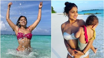  40-லும் குறையாத இளமை..குழந்தையுடன் பிகினி வீடியோக்களை தட்டிவிடும் ஸ்ரேயா 