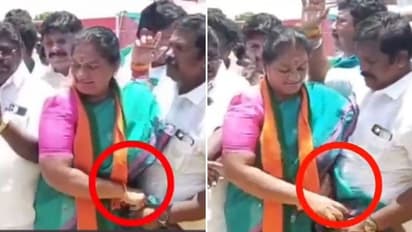 ‘அந்த’ இடத்தில் கைவைத்த பாஜக பொதுச்செயலாளர்.. சசிகலா புஷ்பாவிற்கு நடந்தது என்ன ? சர்ச்சையில் பாஜக!