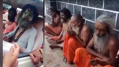 കുട്ടികളെ തട്ടിക്കൊണ്ട് പോവാൻ എത്തിയെന്ന് സംശയം; മഹാരാഷ്ട്രയിൽ സന്യാസിമാർക്ക് മർദ്ദനം