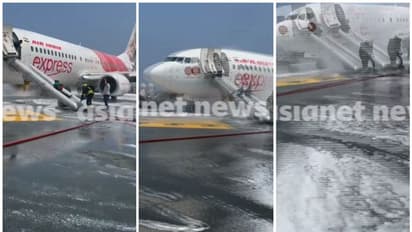 എ‍ഞ്ചിനില്‍ പുക ഉയര്‍ന്നതിനെ തുടര്‍ന്ന് റദ്ദാക്കിയ വിമാനത്തിലെ യാത്രക്കാര്‍ രണ്ട് മണിക്ക് കൊച്ചിയിലെത്തും