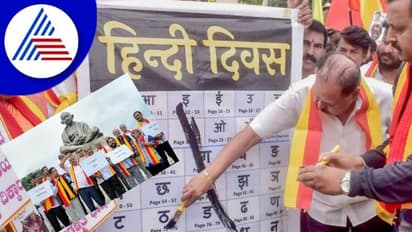 Hindi Diwas: ಹಿಂದಿ ದಿನ ವಿರೋಧಿಸಿ  ರಾಜ್ಯಾದ್ಯಂತ ಕನ್ನಡಿಗರು ಆಕ್ರೋಶ