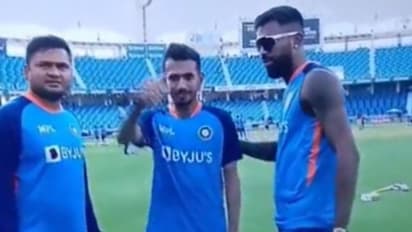 ധൈര്യമുണ്ടെങ്കില് അടുത്തേക്ക് വാ, സ്പൈഡര് ക്യാമിനെ വെല്ലുവിളിച്ച് ചാഹല്, കണ്ണരുട്ടി രോഹിത്-വീഡിയോ