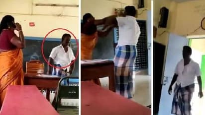 മകൻ പഠിക്കുന്നില്ല; അധ്യാപികയെ ക്ലാസിൽ കയറി മർദ്ദിച്ച് രക്ഷിതാവ്