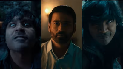 நொடிக்கு நொடி திரில்... தனுஷ் வில்லனாக மிரட்டிய 'நானே வருவேன்' டீசர்! பயங்கரமான கெட்டப்பில் செல்வராகவன்!