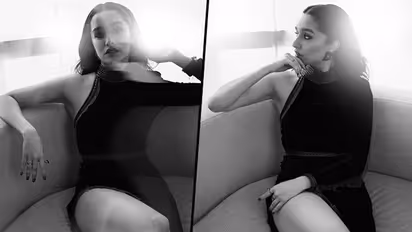 Pictures: Shraddha Kapoor looks stunning in a high slit black gown; she sets the internet on fire