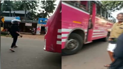 ഏഷ്യാനെററ് ന്യൂസ് ഇംപാക്ട് :പാലക്കാട് കൂറ്റനാട്ടെ സ്വകാര്യ ബസിൻ്റെ മരണയോട്ടം, ഡ്രൈവര്ക്ക് താത്കാലിക വിലക്ക്