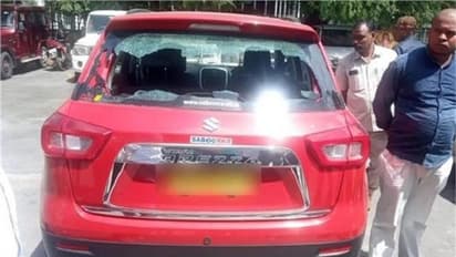 అమిత్ షా పర్యటనలో భద్రతా వైఫల్యం.. కాన్వాయ్ కి అడ్డువచ్చిన కారు...