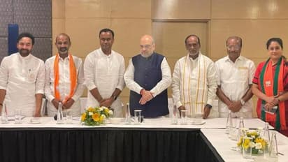 అమిత్ షా తో కోమటిరెడ్డి ప్రత్యేక భేటీ.. మునుగోడు ఉపపోరుపై నేతలకు దిశా నిర్దేశం..