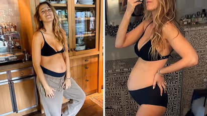 Pictures: Blake Lively shares her pregnancy photos for fans and paparazzi waiting outside her house