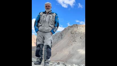 ஒருவழியாக முடிவுக்கு வந்தது பைக் ட்ரிப்... வைரலாகும் அஜித்தின் அன்சீன் கிளிக்ஸ் இதோ