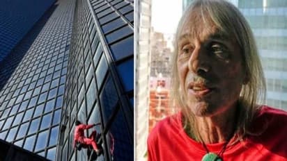 വയസ് 60, കയറ് പോലും ഇല്ലാതെ 48 നില കെട്ടിടം വലിഞ്ഞ് കയറി 'ഫ്രഞ്ച് സ്പൈഡർ മാൻ'