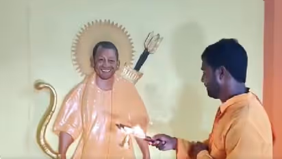 Ayodhya man builds temple dedicated to UP CM Yogi Adityanath with life-size idol