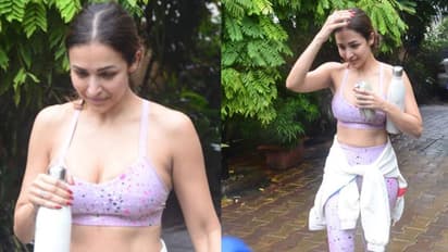 जिम के बाहर हॉट लुक में स्पॉट हुईं शर्मा सिस्टर्स, ग्रीन मैक्सी ड्रेस में खूबसूरत लगीं करीना कपूर