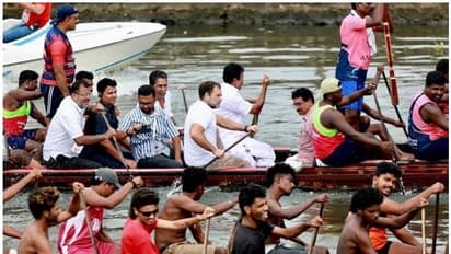 స్నేక్  బోట్ రేస్‌లో పాల్గొన్న రాహుల్ గాంధీ..   వీడియో వైర‌ల్ 