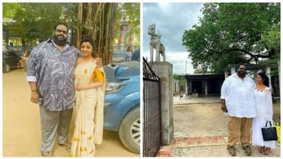 மகாலட்சுமிக்கு டெலிவரி பாயாக மாறிய ரவீந்திரன்...பேசும் பொருளான புகைப்படங்கள்