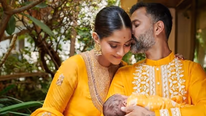 Sonam Kapoor: പേര് 'വായു'; മകനൊപ്പമുള്ള ആദ്യ ചിത്രം പങ്കുവച്ച് സോനം കപൂര്‍ 