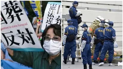  Shinzo Abe State Funeral: ಜಪಾನ್‌ ಸರ್ಕಾರದಿಂದ 910 ಕೋಟಿ ಖರ್ಚು, ಪ್ರತಿಭಟನೆಗಾಗಿ ಬೀದಿಗಿಳಿದ ಜನ!