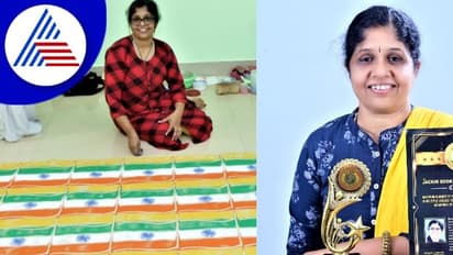 ರಂಗೋಲಿ ಸ್ಪರ್ಧೆ: 76 ನಿಮಿಷದಲ್ಲಿ 76 ರಾಷ್ಟ್ರಧ್ವಜ -ಡಾ.ಭಾರತಿ ಮರವಂತೆ ವಿಶ್ವದಾಖಲೆ!