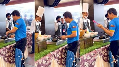 Sachin Tendulkar: ഇതൊക്കെ എന്ത്! നിഷ്പ്രയാസം ഓംലറ്റ് മറിച്ച് സച്ചിന്‍ ടെന്‍ഡുല്‍ക്കര്‍; വീഡിയോ വൈറല്‍