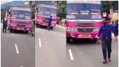 നെഞ്ചും വിരിച്ചൊരു വരവാ, മാസല്ല; മരണമാസ്! കുട്ടികളെ കയറ്റാതെ ബസിന്റെ പരക്കംപാച്ചില്, തടഞ്ഞിട്ട് പ്രിൻസിപ്പൽ