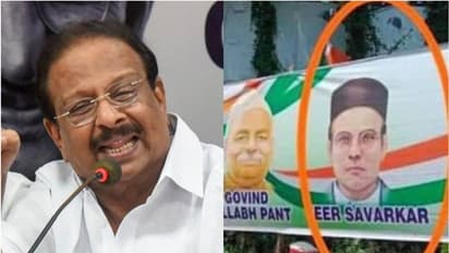 ഭാരത് ജോഡോ യാത്രയുടെ ഫ്ലക്സ് ബോര്‍ഡില്‍ സവര്‍ക്കര്‍: സസ്പെന്‍ഷന്‍ ആവശ്യമില്ലെന്ന് കെ സുധാകരന്‍