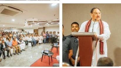 காரைக்குடியில் ஜேபி நட்டா..! நாடாளுமன்ற தேர்தல் கள நிலவரம் ..? நிர்வாகிகளோடு ஆலோசனை