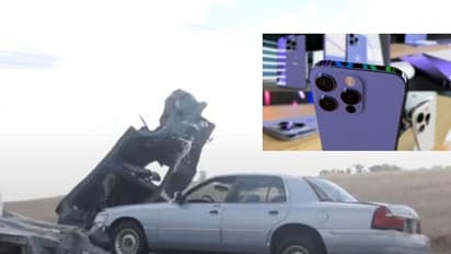 പുതിയ ഐഫോണിലെ ആ ഫീച്ചര്‍ പ്രവര്‍ത്തിക്കുമോ?; കാര്‍ എടുത്ത് ചളുക്കി യൂട്യൂബറുടെ പരീക്ഷണം.!