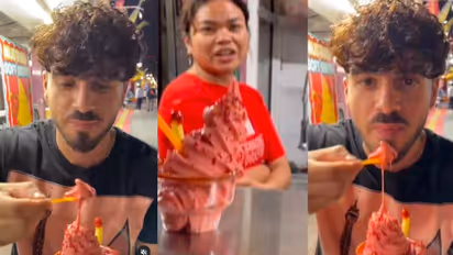 Food Video: കെച്ചപ്പ് കൊണ്ട് ഐസ്‌ക്രീം; ക്രൂരതയെന്ന് സോഷ്യല്‍ മീഡിയ