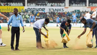ട്രോളര്‍മാര്‍ ഒരുഭാഗത്ത്, പക്ഷേ  നാഗ്‌പൂരിലെ ഗ്രൗണ്ട് സ്റ്റാഫിനെ പുകഴ്‌ത്തി ഹാര്‍ദിക്, അഭിനന്ദിച്ച് ദ്രാവിഡും