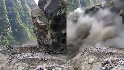 উত্তরাখন্ডে আবার প্রাকৃতিক দুর্যোগ , পাহাড় ভেঙে পড়লো মানস সরোবরে যাবার পথে