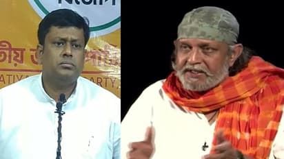 মিঠুন চক্রবর্তীর বালুরঘাট সফরের আগেই ছিঁড়ল ফ্লেক্স, সেই জায়গায় তৃণমূলের পতাকা লাগানোর অভিযোগ তুলল বিজেপি