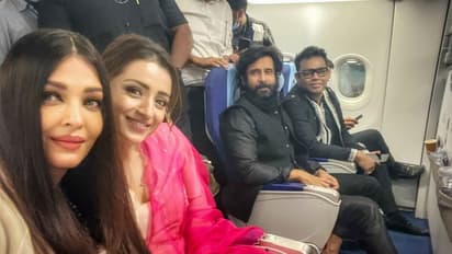 Ponniyin Selvan; ಹೈದರಾಬಾದ್ ಈವೆಂಟ್‌ನಲ್ಲಿ ಕೈ ಕೈ ಹಿಡಿದು ವೇದಿಕೆ ಏರಿದ ಐಶ್ವರ್ಯಾ-ತ್ರಿಷಾ, ಫೋಟೋ  ವೈರಲ್ 