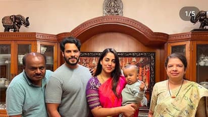 ಬಾನ ದಾರಿಯಲ್ಲಿ ಸೂರ್ಯ ಹಾಡು ಕೇಳಿಲ್ಲ ಅಂದ್ರೆ ನನ್ನ ಮಗ ಊಟನೇ ಮಾಡಲ್ಲ: ನಿಖಿಲ್ ಕುಮಾರಸ್ವಾಮಿ