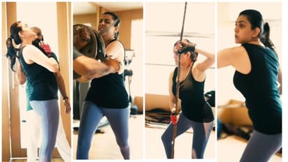 'இந்தியன் 2' படத்திற்காக களரி பயிற்சியில் ஈடுபட்ட காஜல் அகர்வால்! உடலை வில்லாக வளைத்து மாஸ் காட்டும் வீடியோ!