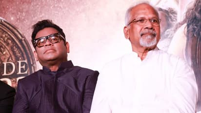 ஒரு பக்கம் ஐஸ்வர்யா ராய்... இன்னொரு பக்கம் த்ரிஷா.. ஏ.ஆர்.ரஹ்மான் தோளில் சாய்ந்து அமர்களப்படுத்திய போஸ்!