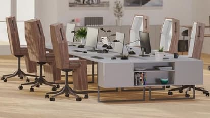 ശവപ്പെട്ടിയുടെ രൂപത്തില് ഓഫീസ് കസേരകള്; സംഭവം ഇതാണ്...